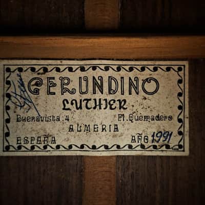Gerundino Fernandez 1991 Negra Flamenco Guitar - flamenco masterpiece for players & collectors - check video! image 17