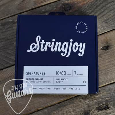Stringjoy SJ-BAL107 Signatures 7 String Balanced Light Gauge 10-60 image 3