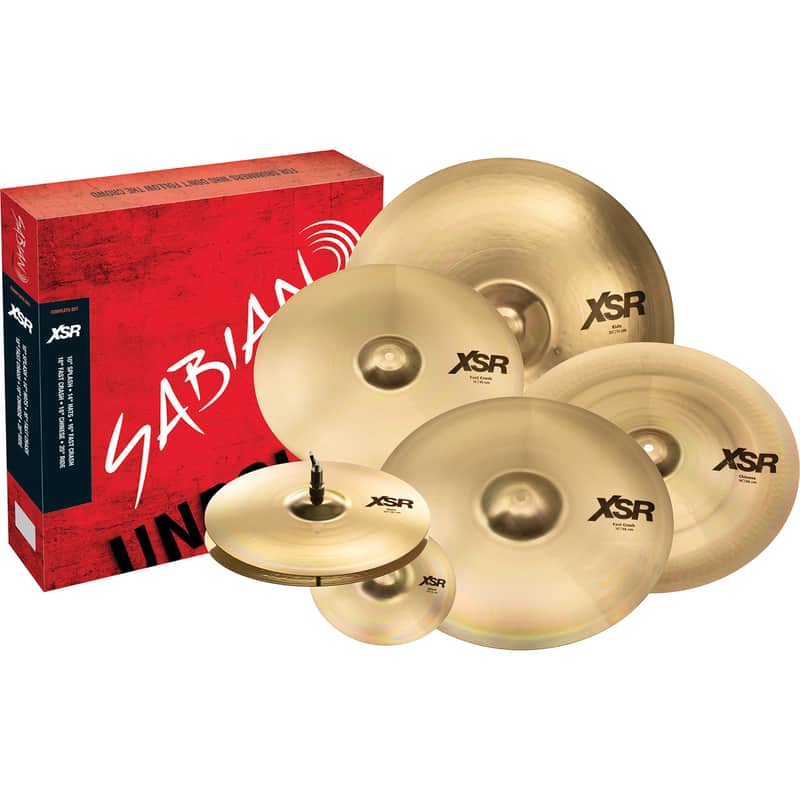 Sabian XSR Complete Set 10/14/16/18/18/20" 6pc Cymbal Pack - Traditional image 1