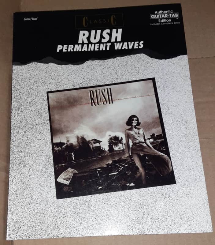 Rush - Permanent Waves - Guitar Tab Book - Tablature Music Songbook image 1