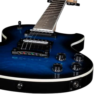 Dean Thoroughbred X Quilt Maple electric GUITAR New - Trans Blue Burst image 4