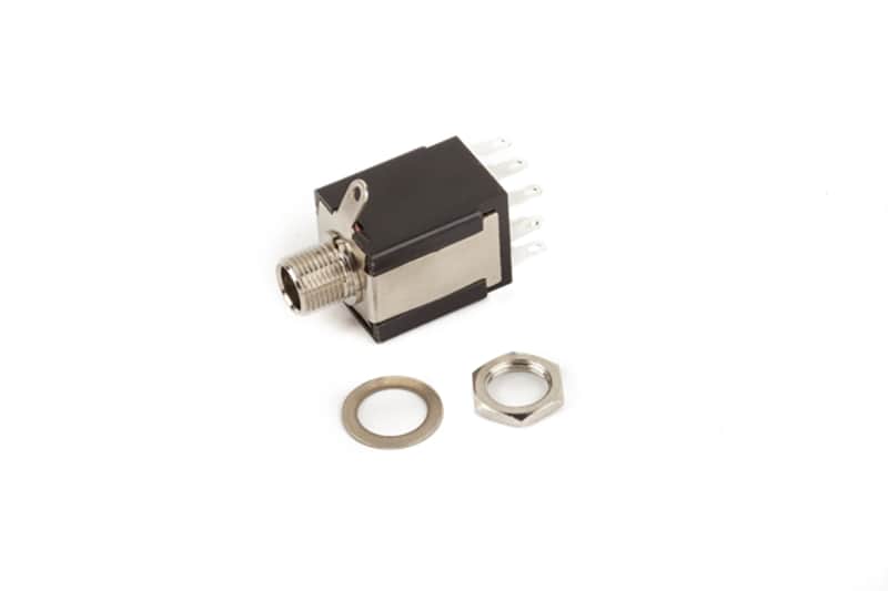 Fender 1/4" GUITAR OUTPUT JACK WITH BATTERY SWITCHING PIN image 1
