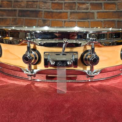 DW Collector's Series Maple Pi 3.14x14" Snare Drum Natural image 7