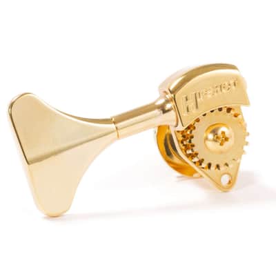 Hipshot Ultralite LIC Tuner HB6Y 3/8 Gold - Single Bass tuner. Treble side
