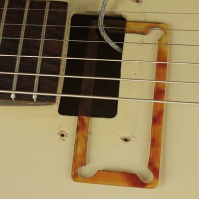 1958 Gretsch model 6187 Streamliner/Corvette added Dynasonic pickup LOTUS IVORY image 24