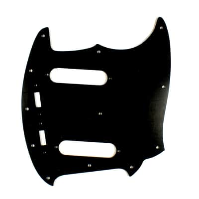 Left-handed Replacment Pickguard For Mustang Classic Series style ,3Ply Black image 5