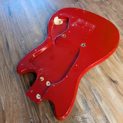 Kalamazoo KG Electric Guitar Body And Neck Only Vintage 1960s Red CLEAN! image 11