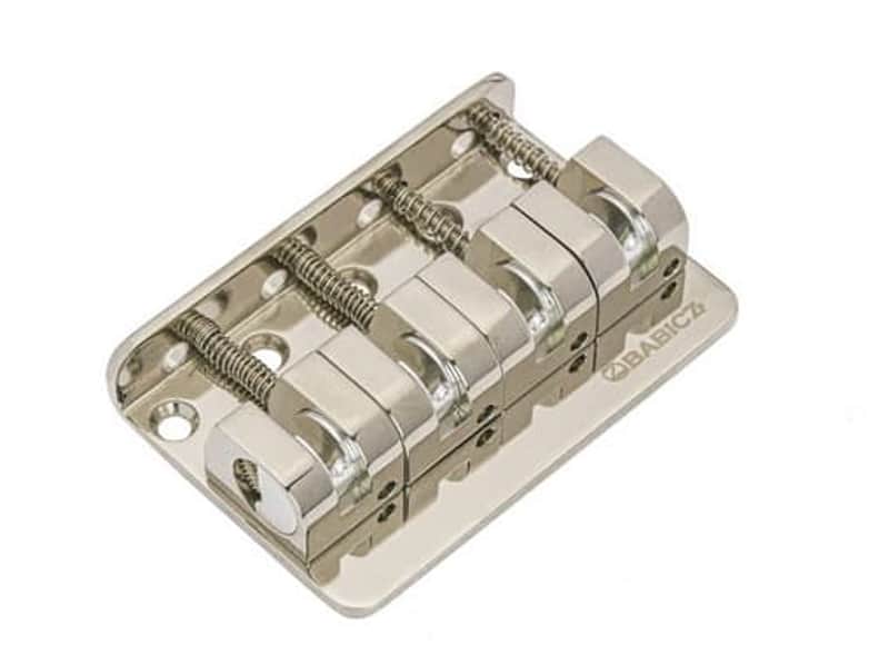 Babicz FCH Z SERIES 4 String Bass Bridge, Nickel image 1