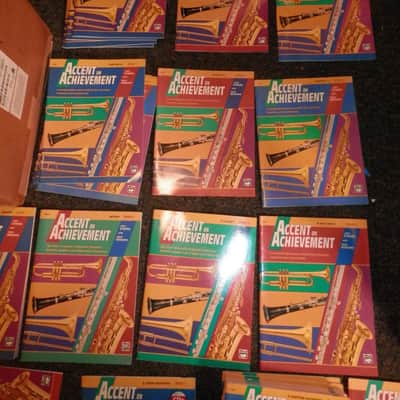 Accent on Achievement Band Method Lot of 80 Books Various Instruments and Levels new old stock image 6