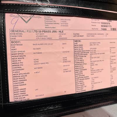 2023 Fender Custom Shop 59 Precision Bass Journeyman Relic image 16