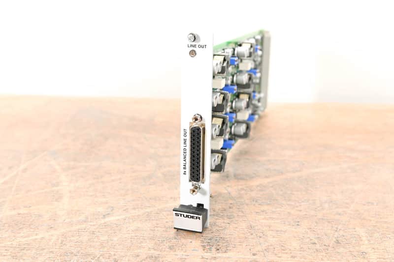 Studer 8-Channel Analog Line Out Card for D21m & D23m Modular I/O System CG01HAH image 1