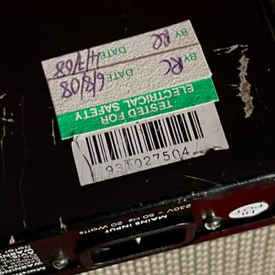 Marshall JMP-1 Valve MIDI 1U Rackmount Preamp 1993 - USA 120v image 6