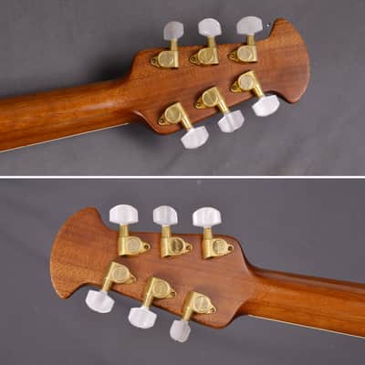 RARE Ovation CS 2000 Celebrity Deluxe Limited Edition Cherry Sunburst Flame Birdseye Maple ~MINT Top~ Elite image 14