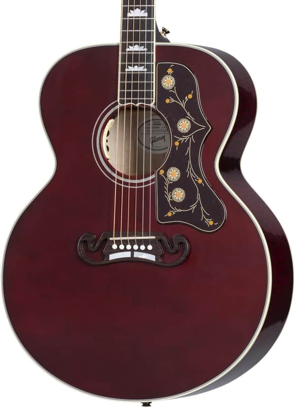 Gibson Acoustic SJ-200 Standard Maple Acoustic-electric Guitar - Wine Red image 1
