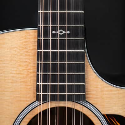 Taylor 454ce 12-String Grand Auditorium Acoustic/Electric Guitar Natural with Hardshell Case image 8