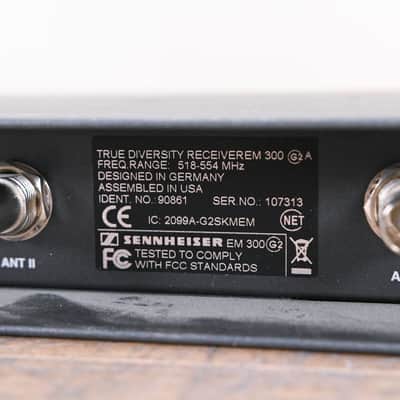 Sennheiser EM 300 G2 Wireless Receiver - 518-554 MHz (NO POWER SUPPLY)-Wireless CG01BP1 image 10