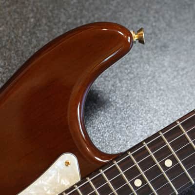 Unplayed! 2026 Fender Mod Shop Stratocaster w/ Rosewood Neck Electric Guitar Walnut w/ Gold + COA OHSC image 4