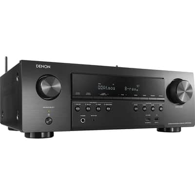 Denon AVR-S740H 7.2 Channel 75W AV Receiver with HEOS Technology Package with HDMI Cables & Cloth image 2