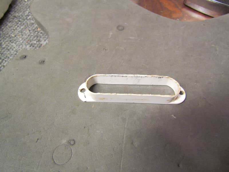 1954 Fender Stratocaster Pickup Cover Vintage Bakelite Fender Pickup Cover Rough Condition image 1
