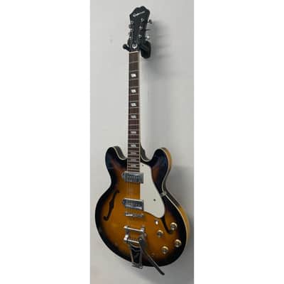 Epiphone Casino VS Bigsby Hollowbody Electric Guitar in Vintage Sunburst Pre-Owned image 2