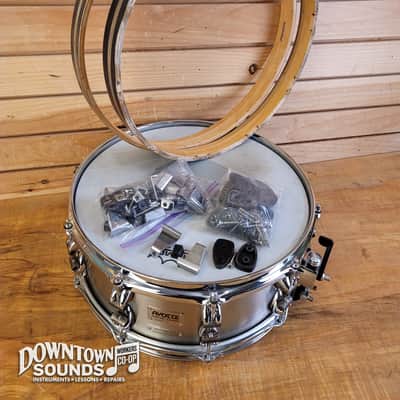1998 Ayotte x Keplinger 5.5" x 14" Stainless Steel Snare - Pearl Super Hoops, OG Wood Hoops + Lug Fittings image 3