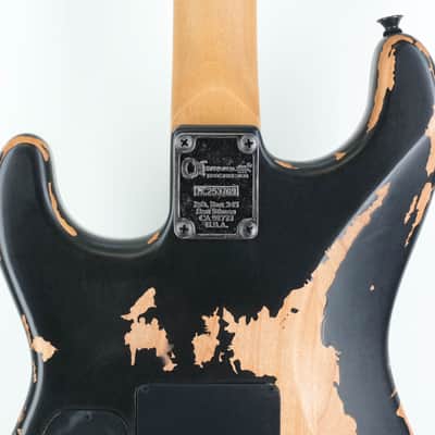 Charvel Pro-Mod Relic San Dimas Style 1 HH FR PF Weathered Black image 6