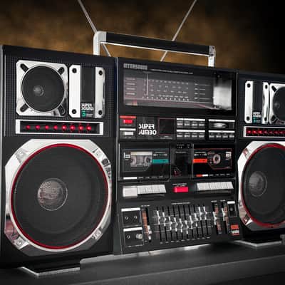 INTERSOUND SUPER JUMBO 💥RARE💥 Vintage Stereo Boombox – Collector's Icon 👉🏼👉🏽Scroll Down For Video👈🏼👈🏽 image 4