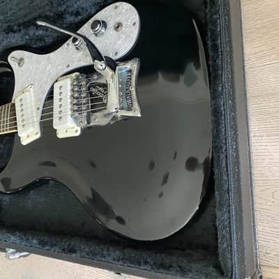 Rare & Collectable Mosrite The Ventures 55th Award Order Made Black Vibramute Tremolo OHSCBlack image 4