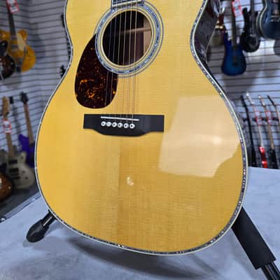 Martin OM-42L Standard Series Acoustic Guitar - Natural Aging Toner (2025) Left Hand w/OHSC & PLEK*D #976 image 2