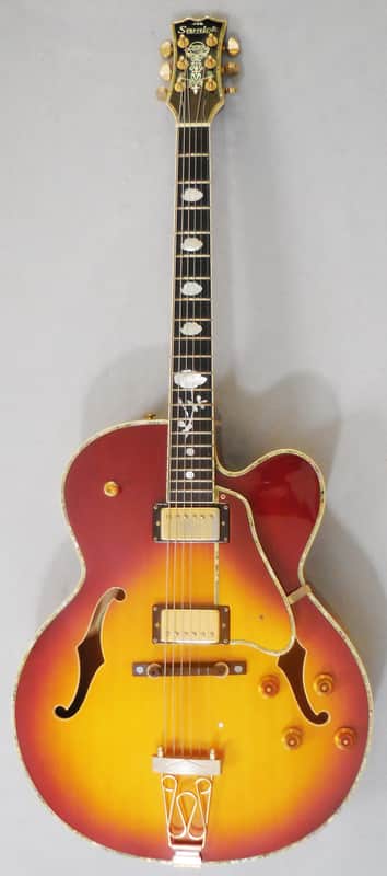 Samick 2001 HJS-650/TR Artist Series Archtop Electric Hollow Body Guitar in Sunburst w/Case image 1