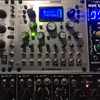 Intellijel Cylonix Shapeshifter Dual Wavetable VCO Eurorack Synth Module 2015 - Present - Silver image 1