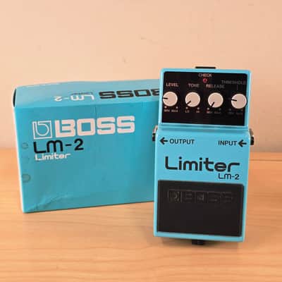 Vintage 1980's Boss LM-2 Limiter Guitar Effects Pedal with Original Box image 2