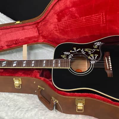 NEW! Gibson Acoustic Hummingbird Torch Acoustic-Electric Guitar - Ebony - 4.4 lbs - Authorized Dealer! G07196 image 13