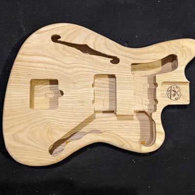 JM Guitar body, Thinline, MADE IN USA, Ash, #5-1262 image 1