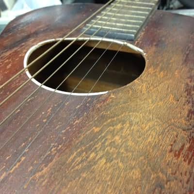 Cowboy Loye Parlor acoustic guitar 1930's rare vintage old antique image 15