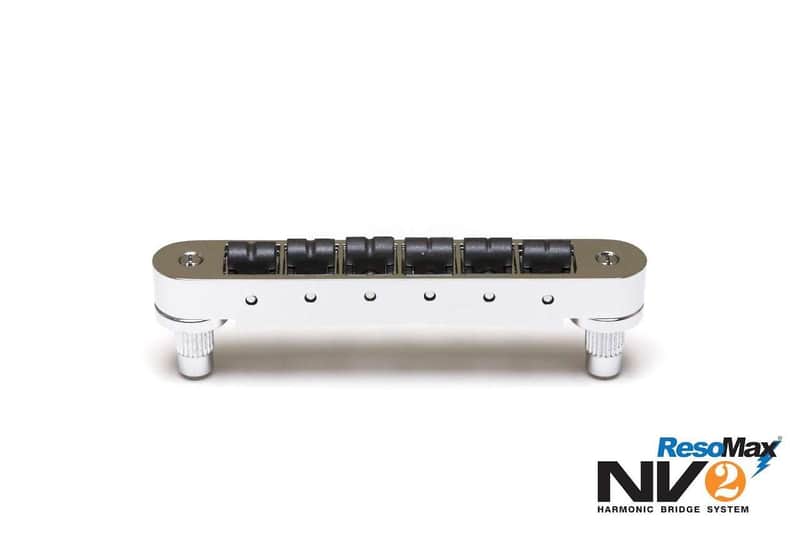 Graph Tech PS-8843-N0 ResoMax NV2 4mm Tune-O-Matic Guitar Bridge w/ String Saver Saddles image 1