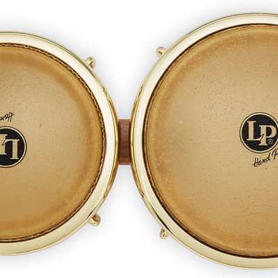 Latin Percussion LP201AX-2AW Bongo Drum, Natural/Gold image 6