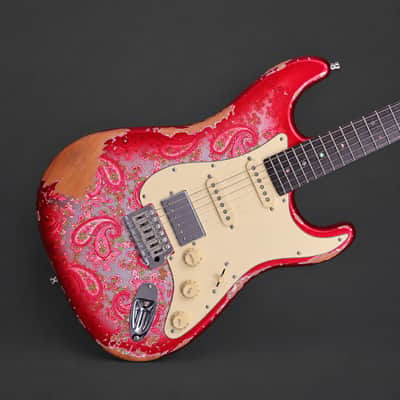 Dhatarattha HH Strat-Style Electric Guitar - Nitro Paisley Relic image 1
