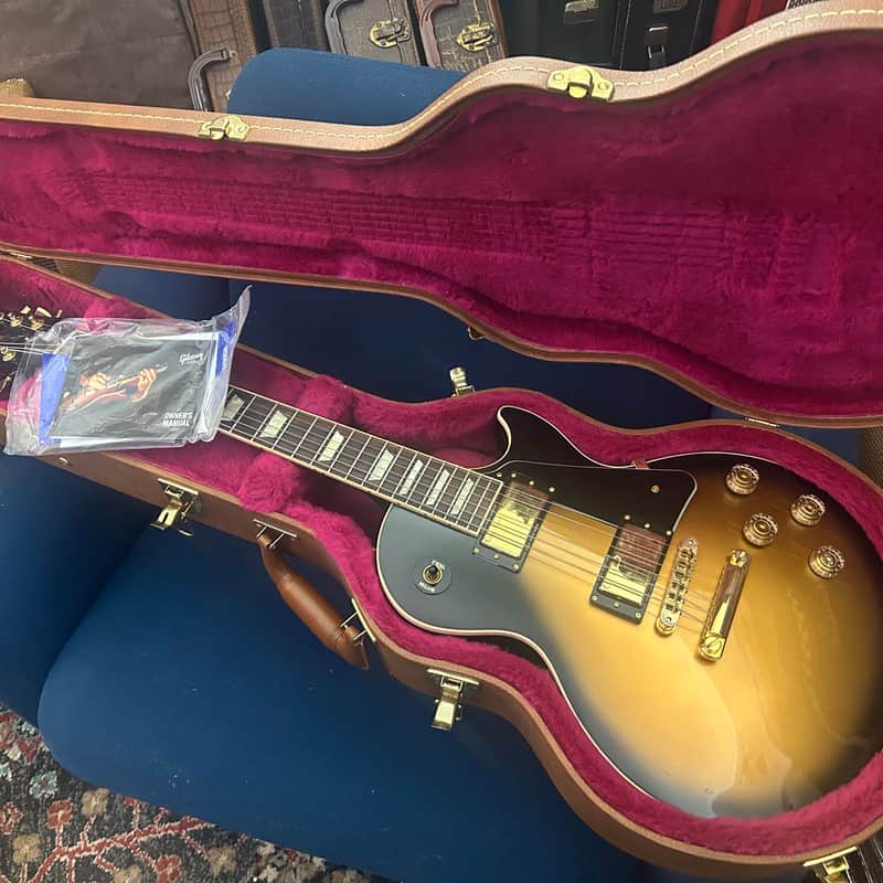 Gibson Les Paul “Golden Axe” Halcyon Bill Kelliher Mastadon 2014 Goldburst OHSC Shipping box