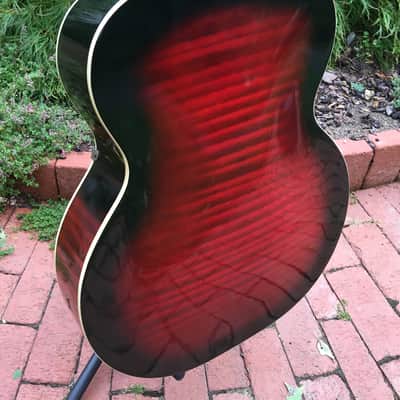Excellent Harmony Model H950 Monterey Leader 1965 Red Burst image 12