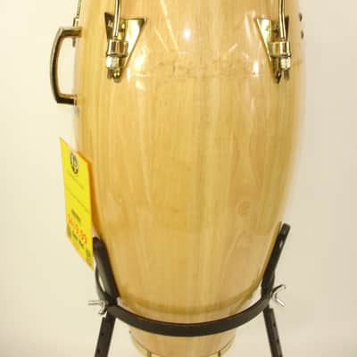 Latin Percussion 11" Classic Quinto, Natural  w/ Stand image 3