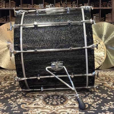 VINTAGE 1980's Sonor 16x20 Hilite Bass Drum in Black Diamond image 5