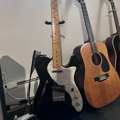 Fender Vintera II '60s Telecaster Thinline with Maple Fretboard 2023 - 2026 - Black image 7