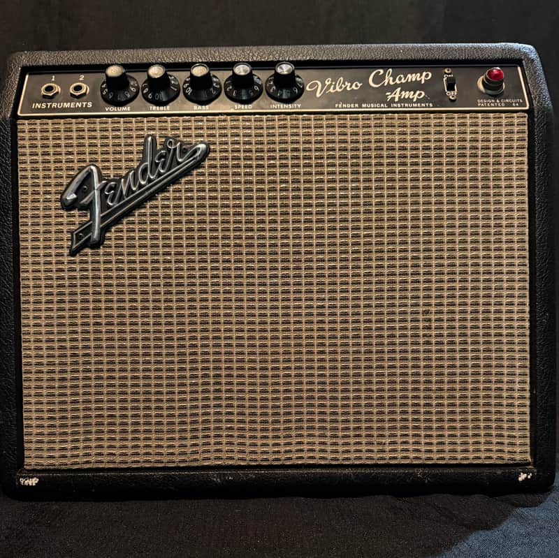 Fender Vibro Champ 1966 - Blackface image 1