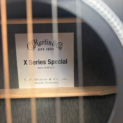 Martin X Series Special 2024 - Matte Black image 10
