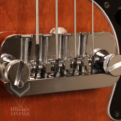 1977 Guild B 302-F FRETLESS Bass Natural Mahogany image 6