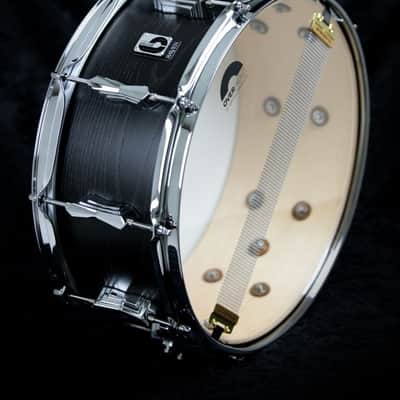 British Drum Co. RAV-14-6-SN Raven Series Snare Drum. 6" x 14" image 8