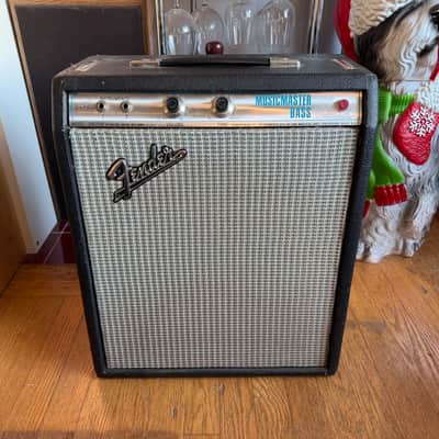 1975 Fender Musicmaster Bass Amp 12-Watt with 15" Jensen Speaker image 1