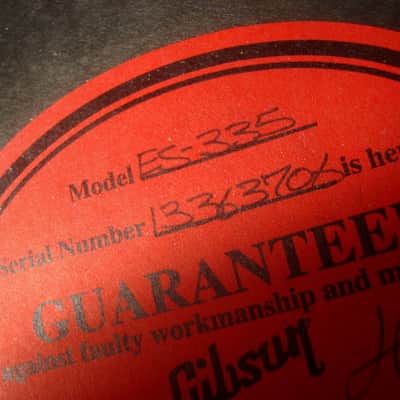 ♚ GEM !♚ 2013 Gibson ES-335 Dot Figured LEFT HANDED ♚ CHERRY 'AAA' FLAME ♚ 60's Neck *Lefty image 17