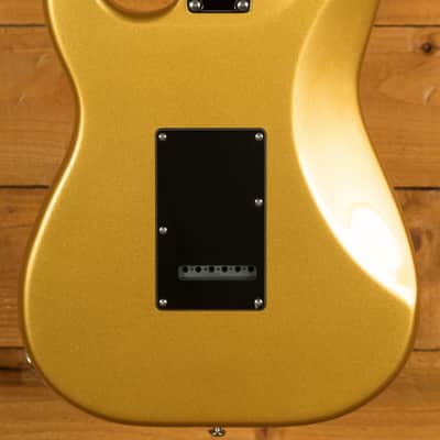 Schecter Nick Johnston Trad 10th Anniversary HSS - Ebony - Atomic Saffron image 2